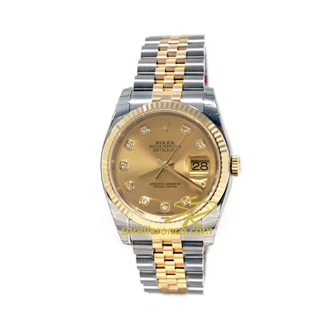 rolex datejust acciaio oro verde